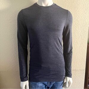 RBX X-Train Compression Mens Activewear Gray long sleeve Shirt Size L/G